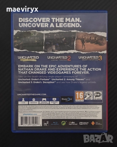Uncharted: The Nathan Drake Collection за PS4, снимка 2 - Игри за PlayStation - 52340961
