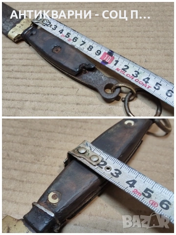 Стар Немски Масат, Точило За Ножове F. DICKI. / НОМЕР 1781., снимка 15 - Антикварни и старинни предмети - 54001993