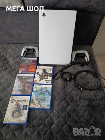 PS5 +7 игри и 2 контролера