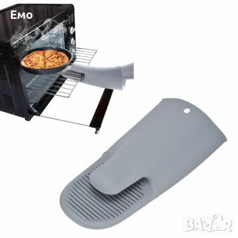 Силиконова топлоизолационна ръкавица против приплъзване за кухня, снимка 6 - Аксесоари за кухня - 48462530