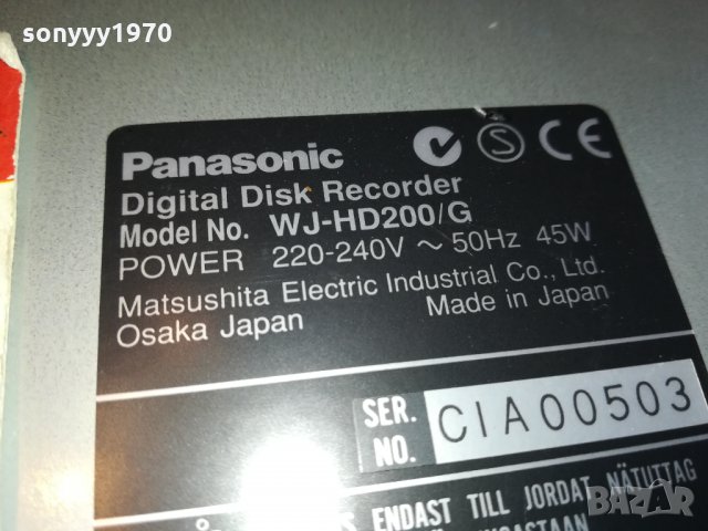 PANASONIC DIGITAL DISK RECORDER-MADE IN JAPAN 1912211939, снимка 14 - Плейъри, домашно кино, прожектори - 35191005