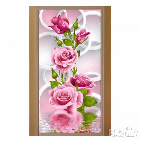 Диамантен гоблен Розова роза, снимка 1 - Гоблени - 36825961