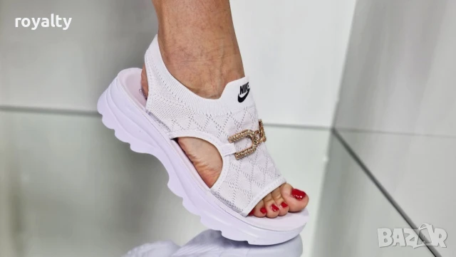 Nike бели дамски сандали , снимка 4 - Сандали - 51224948