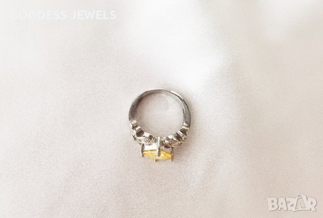 Изящен декоративен пръстен с кристал 516, снимка 5 - Пръстени - 38510419