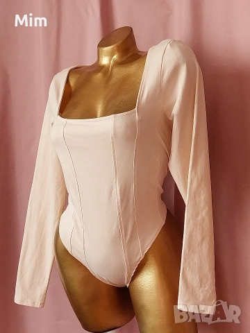 Н&М XL Боди с дълъг ръкав , снимка 5 - Бельо - 53105873