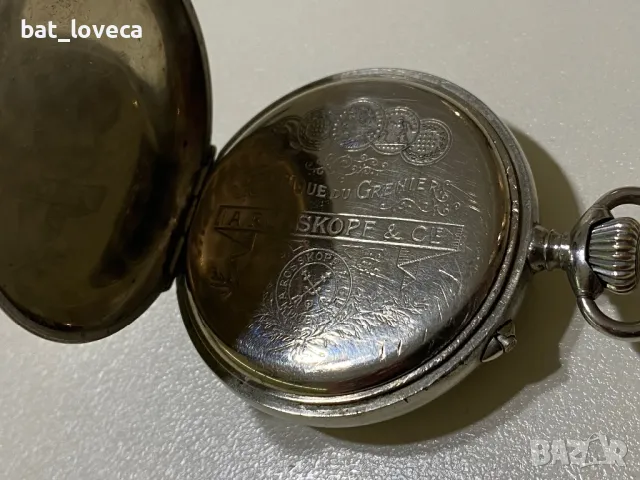 Супер запазен часовник ROSKOPF PATENT, снимка 2 - Антикварни и старинни предмети - 48611312
