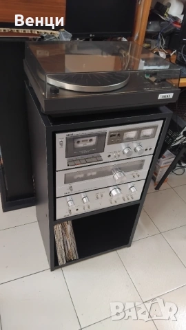 AKAI AM-2250 / AT-2250 / CS-703D + шкаф, снимка 4 - Аудиосистеми - 54118346