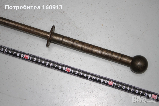 Оригинален Старинен Западноевропейски Боен Буздуган., снимка 3 - Антикварни и старинни предмети - 51443258