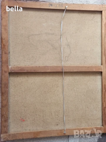 СТАРА ОРИГИНАЛНА ГОЛЯМА МАЙСТОРСКА ТВОРБА -ГОЛО ТЯЛО, снимка 7 - Антикварни и старинни предмети - 50820826