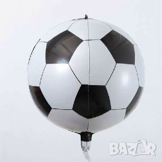 4d Футболна топка футбол фолио фолиев балон хелий въздух парти, снимка 2 - Други - 34319564