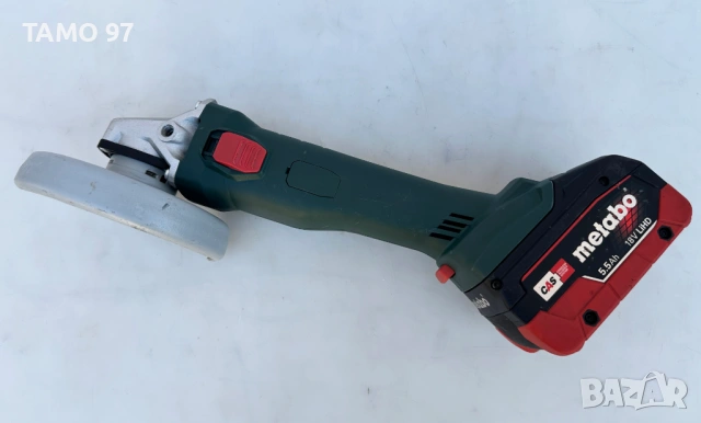 METABO W 18 L 9-125 Quick - Акумулаторен ъглошлайф 18V 5.5Ah неразличим от нов!, снимка 2 - Ъглошлайфи - 54140262