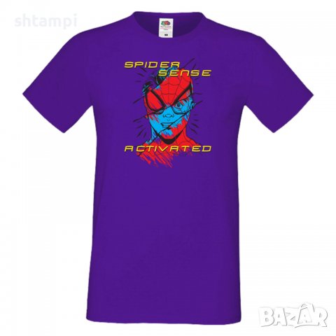 Мъжка тениска Spider Sense Activated Игра,Изненада,Подарък,Празник,Повод, снимка 17 - Тениски - 37246930