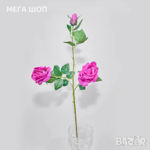 Изкуствени стръкове с рози, снимка 6 - Изкуствени цветя - 50332367