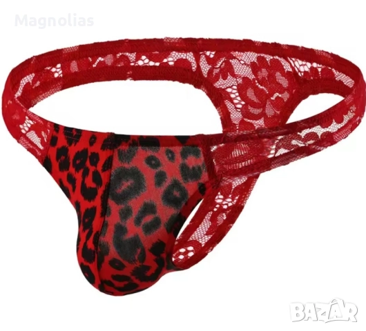 Стилно дантелено бельо за мъже, секси прашки с удобен дизайн с ниска талия, снимка 8 - Бельо - 51556061