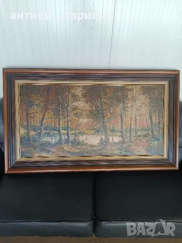 голяма картина с пейзаж Платно!, снимка 1