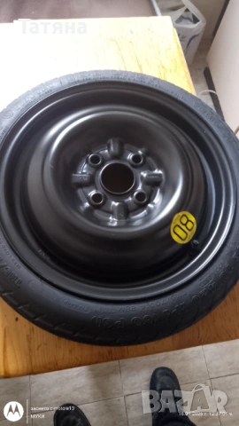 Резервна гума патерица T115-70D14-TOYOTA YARIS AYGO и други., снимка 4 - Гуми и джанти - 53120849