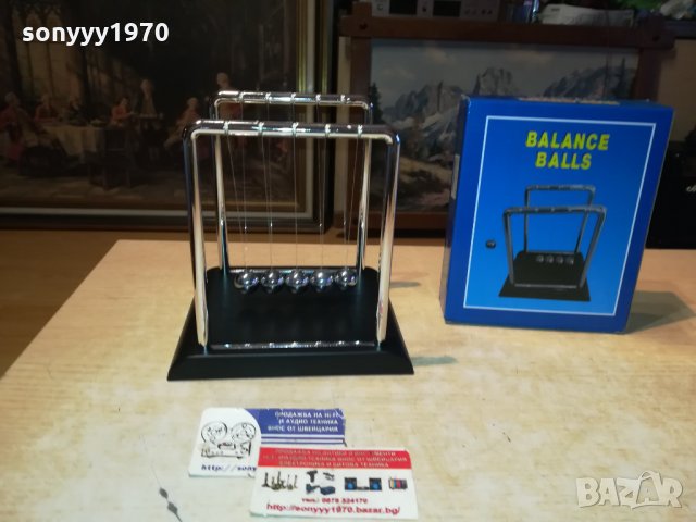 ЛЮЛКАТА НА НЮТОН СЪС СТОМАНЕНИ ТОПЧЕТА 2312211854, снимка 3 - Колекции - 35229636