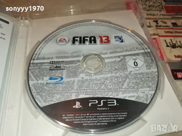 FIFA 13 SONY PS3 GAME-ВНОС GERMANY 2402251813, снимка 17 - Игри за PlayStation - 49260480