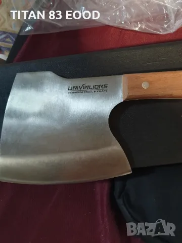 Нож за месо и кости за рязане на месо, ръчно изработени, тежки месарски брадви, ръчно ковани, снимка 5 - Ножове - 50256933