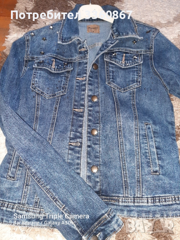 Дънково яке с капси