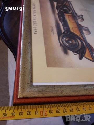 Картина с ретро автомобил ситопечат, снимка 7 - Картини - 31671990