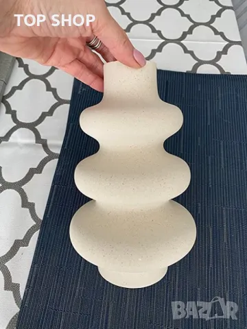 Нова Керамична ваза за цветя модерна луксозна декорация за дом офис, снимка 7 - Декорация за дома - 49639579