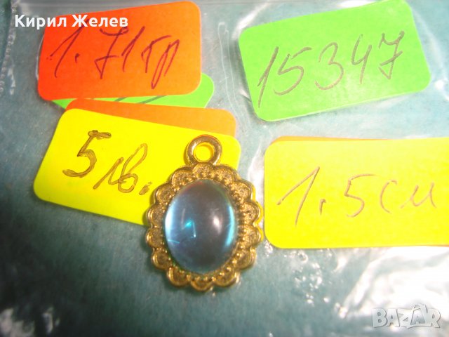 ЗЛАТИСТ БРОНЗОВ АРТ ДЕКО СТИЛЕН МЕДАЛЬОН 15347, снимка 4 - Колиета, медальони, синджири - 35653681
