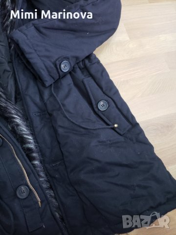 Промоооо днес!!!Парка Черно зимно яке с пух K.Zell, снимка 5 - Якета - 30552932