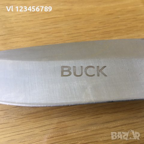 Ловен нож масивен фултанг Buck 110x220, снимка 2 - Ножове - 36665649