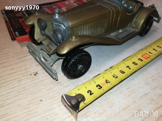 MERCEDES-BENZ SSK 1928-MADE IN ITALY ВНОС SWISS 2109251732, снимка 15 - Антикварни и старинни предмети - 51787788