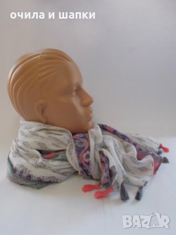 Дамски шал памучен, бохо стил - 163, снимка 2 - Шалове - 17700086