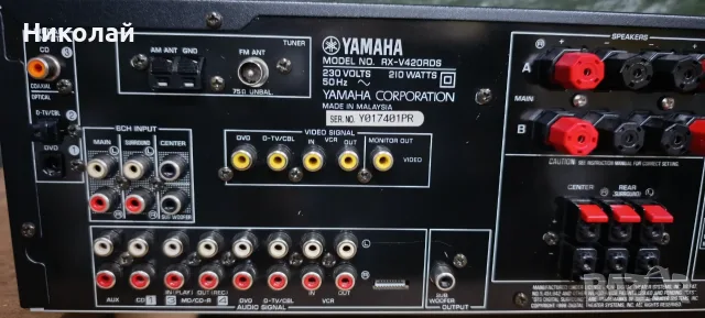 Yamaha RX-V420RDS        Цена-145 евро, снимка 7 - Ресийвъри, усилватели, смесителни пултове - 55891591