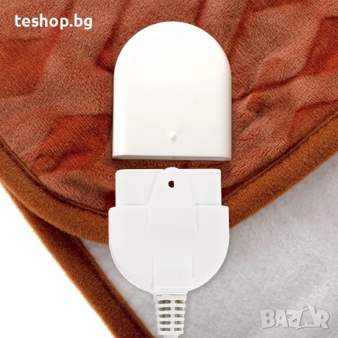 Електрическо одеяло за двойно легло Camry CR7436 150х160 см кафяво, снимка 5 - Олекотени завивки и одеяла - 52980497