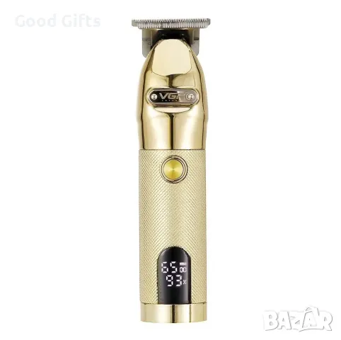Машинка за подстригване VGR V-275 – Златиста, с LED дисплей и USB зареждане, снимка 2 - Машинки за подстригване - 50387685