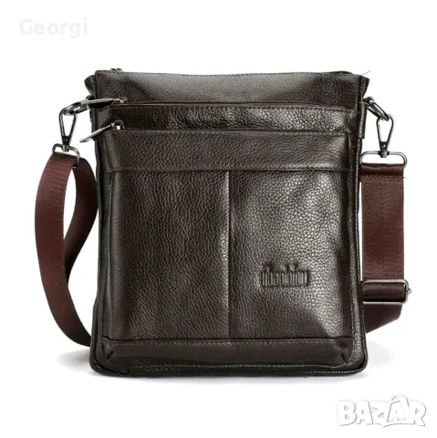 Мъжка творческа и функционална чанта /Телешка естествена кожа!, снимка 15 - Чанти - 49294003