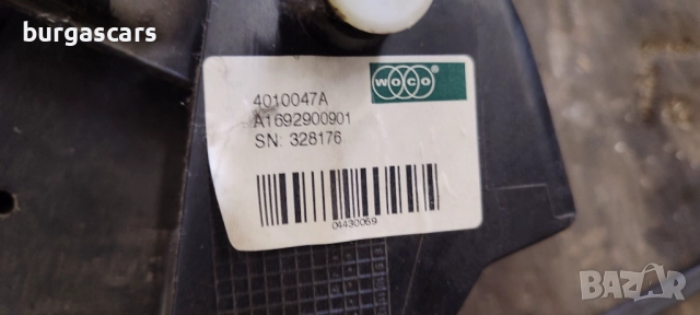 Конзола педали A1692900901 Mercedes B180 W245 - 80лв, снимка 2 - Части - 51623169