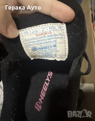 Обувки с колелца Heelys 36.5, снимка 5 - Детски маратонки - 50717065
