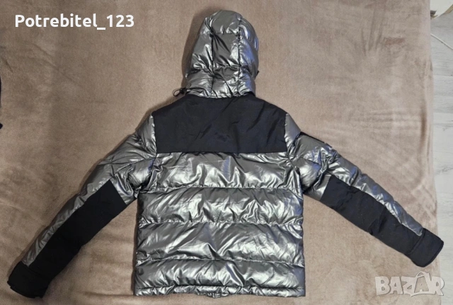 Сребристо яке М мъжко, снимка 2 - Якета - 53961008