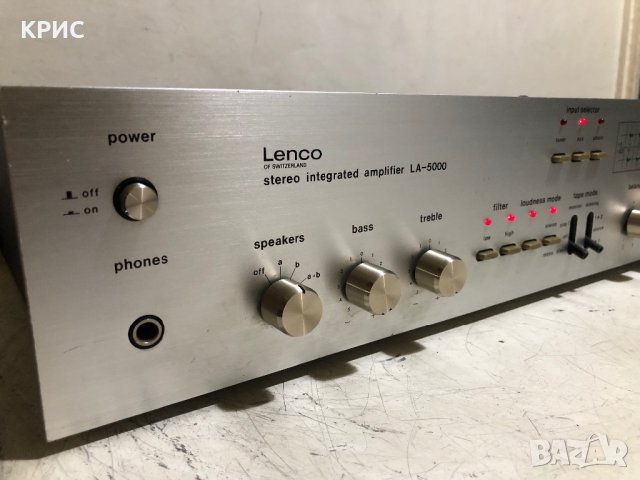 Lenco LA-5000, Switzerland, снимка 8 - Ресийвъри, усилватели, смесителни пултове - 40453146