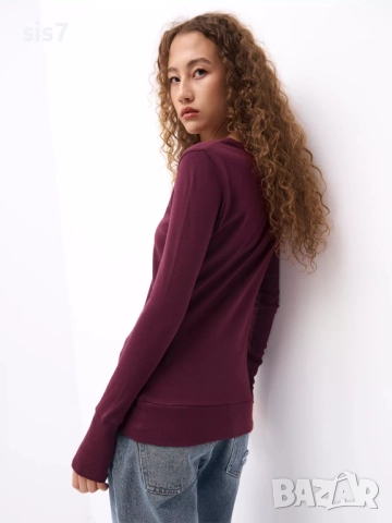 дамска памучна блуза, снимка 3 - Блузи с дълъг ръкав и пуловери - 52850895