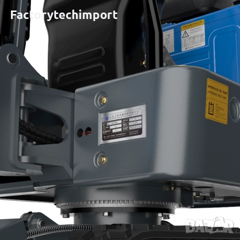 Мини багер RIPPA R10 ECO – 978 кг (дизел - 1 цилиндър) 7.5kW– 1.83 м копаене, снимка 13 - Индустриална техника - 52720375