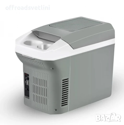 Електрическа хладилна кутия 8L за автомобил, каравна, кемпер, 12V 220V, снимка 3 - Аксесоари и консумативи - 50557124