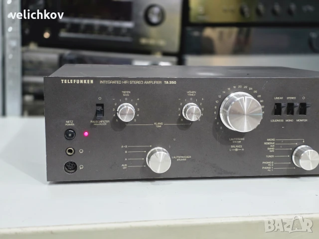 🎙️ Telefunken TA 350 – Немски усилвател с характер! 🇩🇪, снимка 2 - Ресийвъри, усилватели, смесителни пултове - 50889514