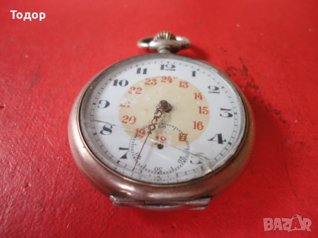 Сребърен джобен часовник 2, снимка 11 - Джобни - 50459604