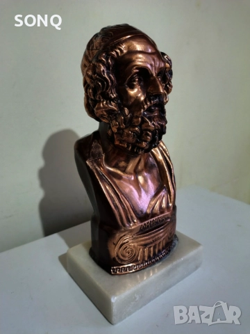 Страхотен Бронзов Бюст На Омир