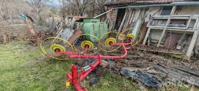 сеносъбирач с 4 работни колела, снимка 3 - Градинска техника - 53938928