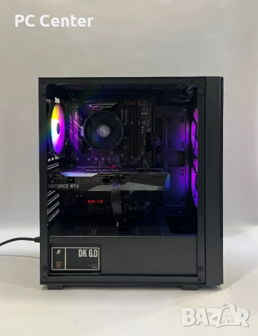Геймърски компютър AMD Ryzen 5 5500, RTX 3060 12GB, 16GB ram, снимка 2 - Геймърски - 52582366