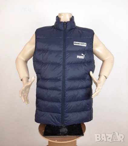 PUMA Manchester City Vest - Оригинален мъжки елек размер XL, снимка 2 - Якета - 54168001