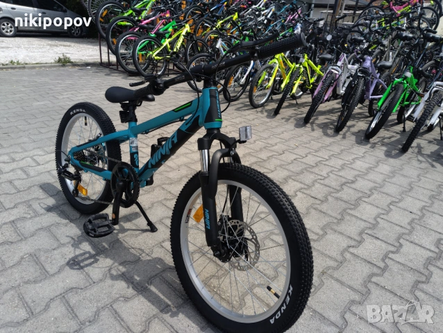 BG Алуминиев велосипед 20" NINJA син, снимка 4 - Велосипеди - 54334708