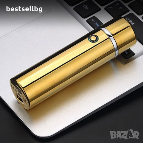 Уникална ветроустойчива електронна запалка на ток за пури лула подарък, снимка 4 - Запалки - 29104581